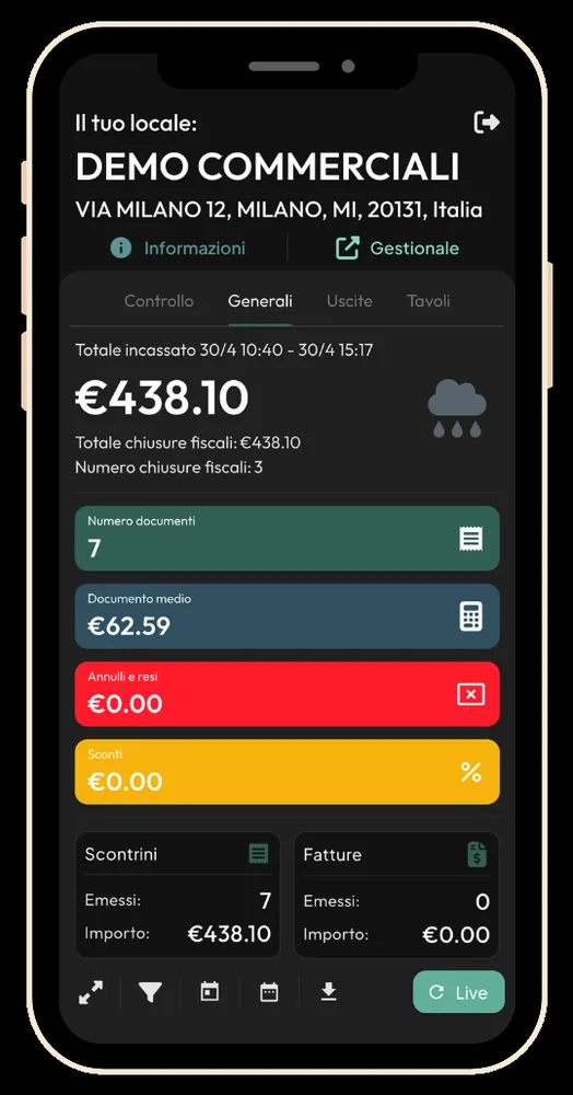 Quenta su smartphone